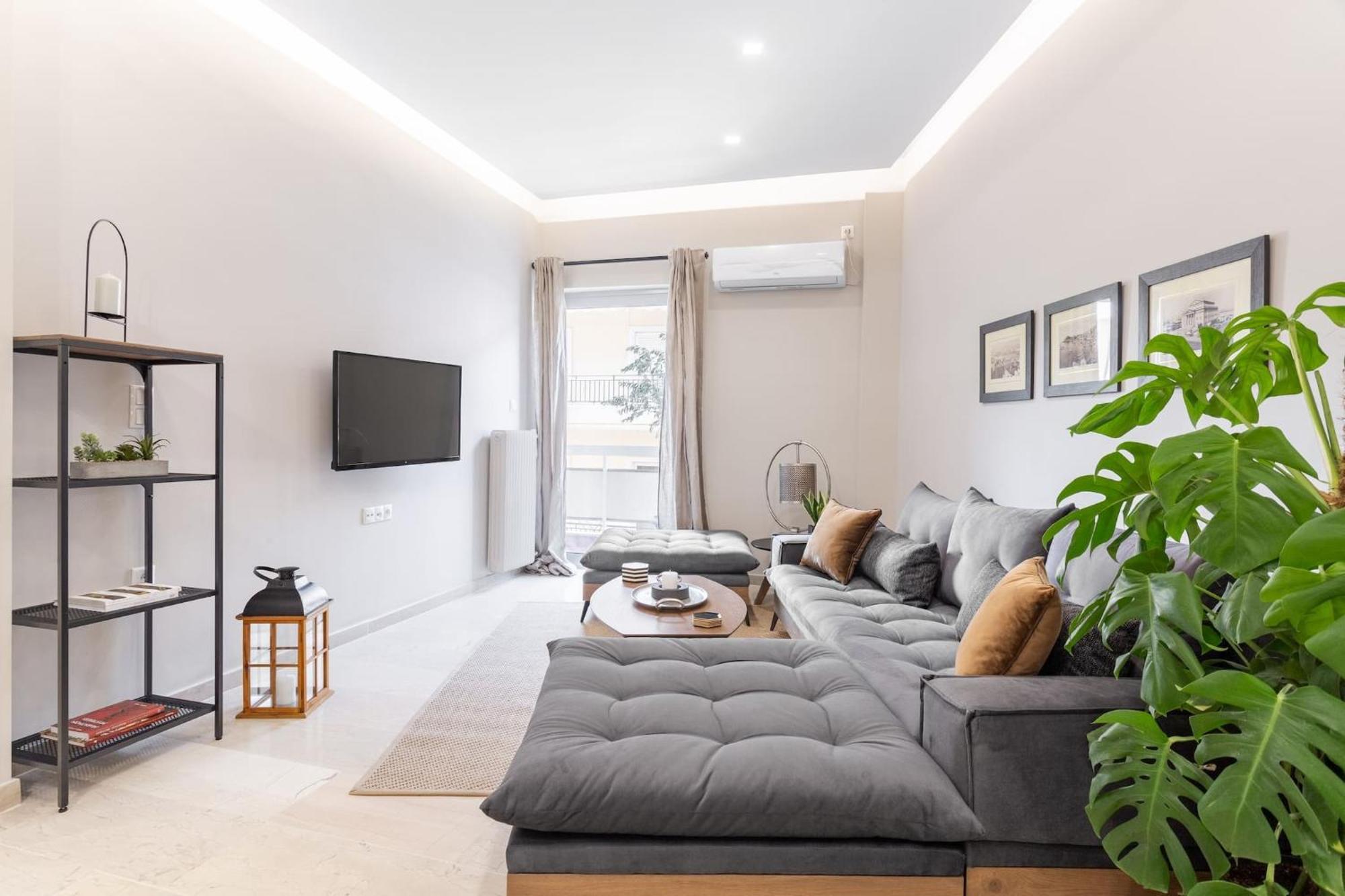 אתונה Deluxe 3-Bdrm Urban-Industrial Apt At Acropolis מראה חיצוני תמונה