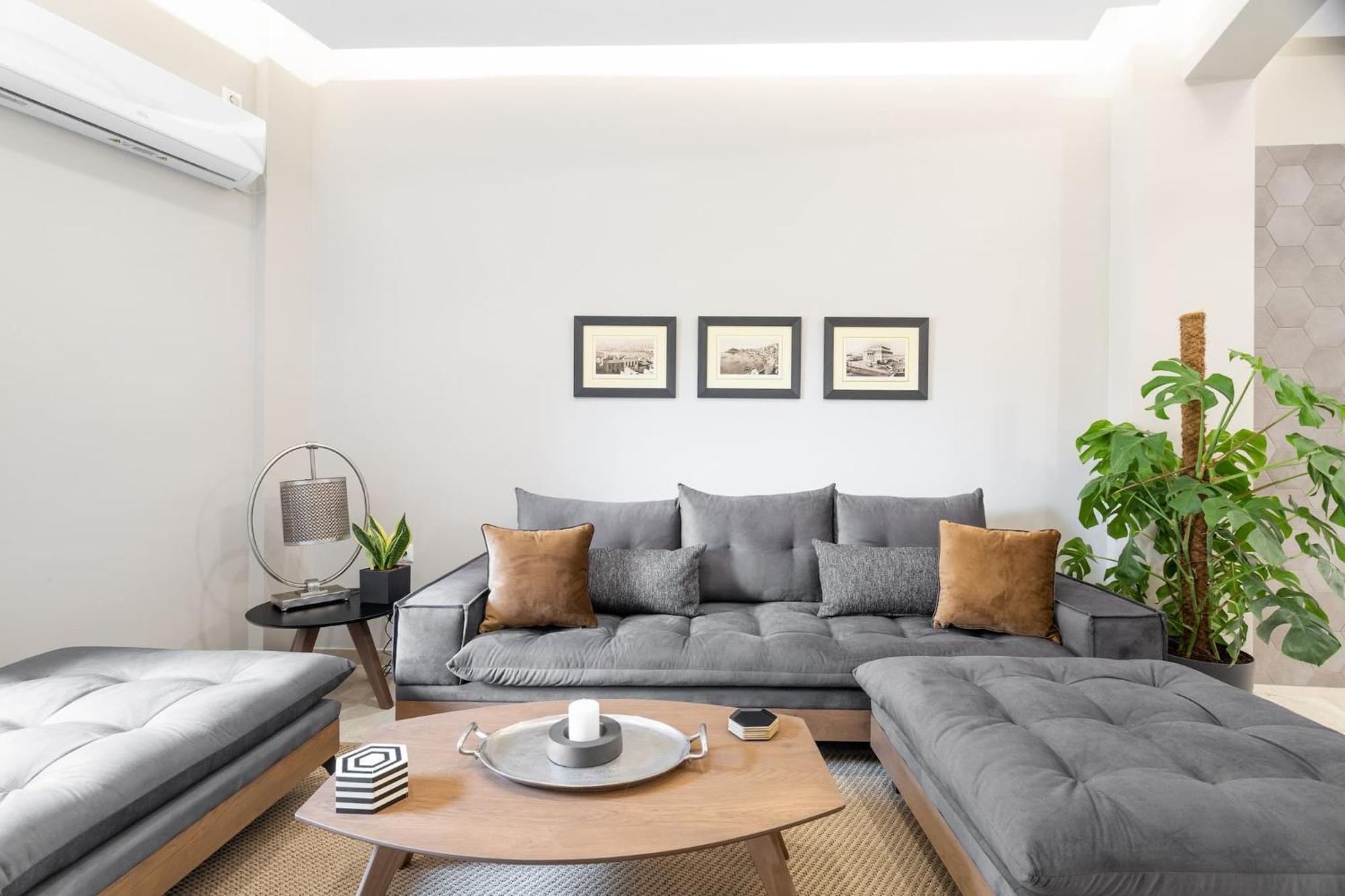 אתונה Deluxe 3-Bdrm Urban-Industrial Apt At Acropolis מראה חיצוני תמונה
